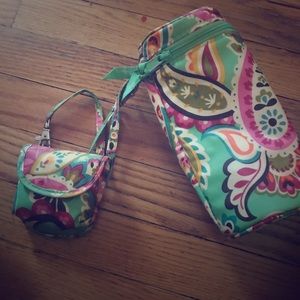 Vera Bradley baby bottle and pacifier holder.
